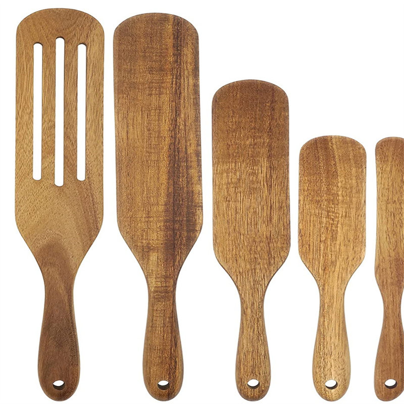 LAKEKYD Wooden Spurtle Set, Spurtles Kitchen Tools As Seen On Tv